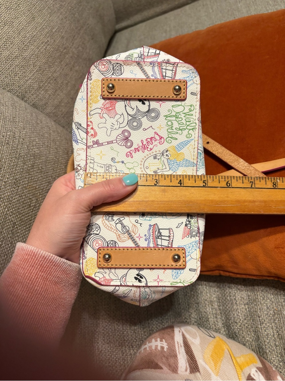 Disney Dooney & Bourke Passport Holder Exclusive- Mini Satchel- Rare Find - Picture 15 of 16